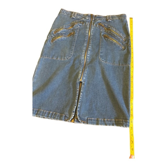 REQUEST Blue Jean Skirt - 9 - Picture 6 of 8